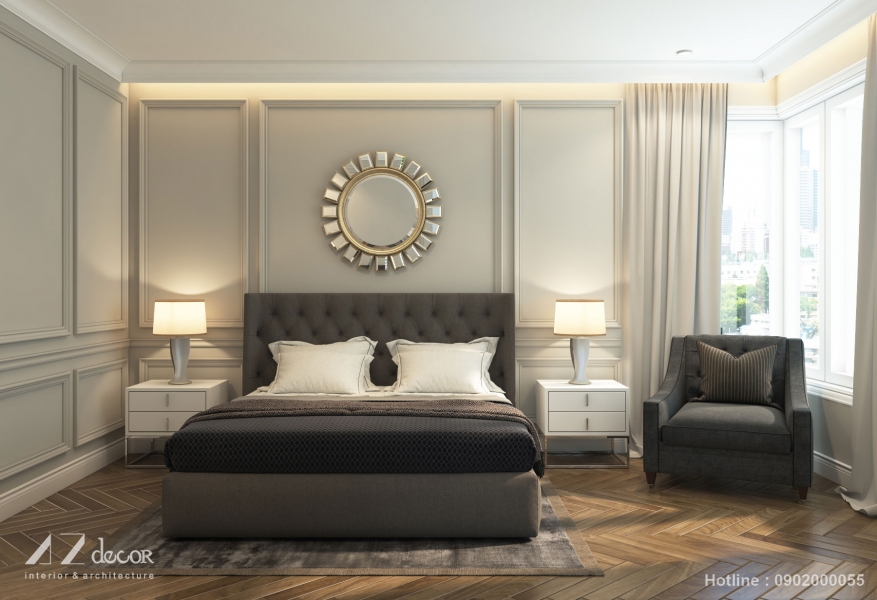 Thiết kế nội thất căn hộ Vista Verde tân cổ điển - AZ decor